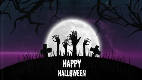 Animation-of-happy-halloween-text