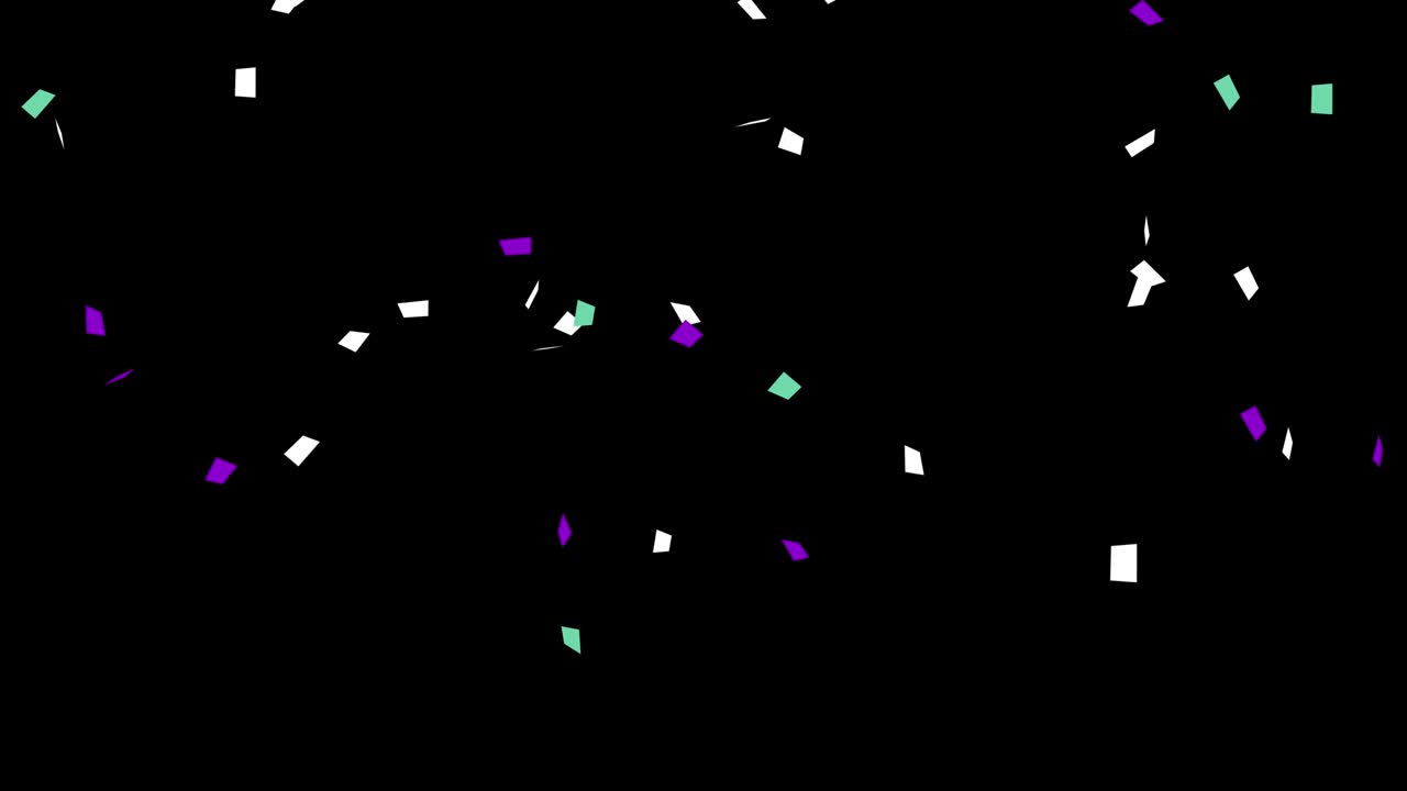 색종이 떨어지는