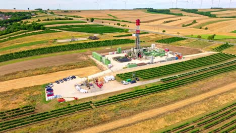 Austrian-Oil-And-Gas-Drilling-Company-Surrounded-By-Fields