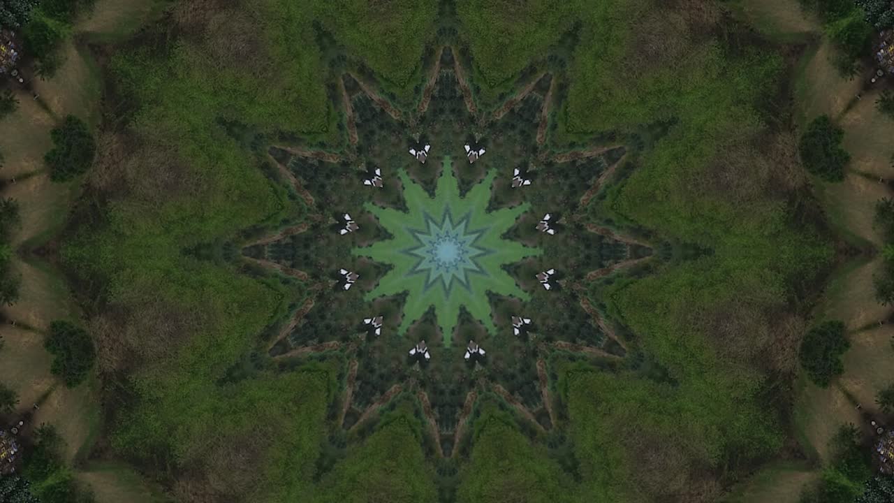 único y hermoso diseño de textura de caleidoscopio abstracto