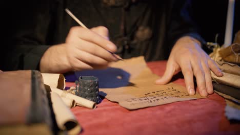 Historical-letter-writing-and-the-use-of-ink.-Historical-materials.