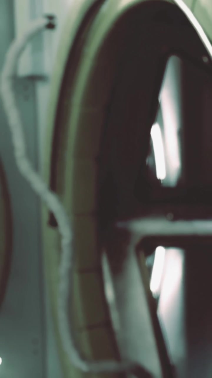 Close view of a wheel in motion during a bike ride on a sunny day