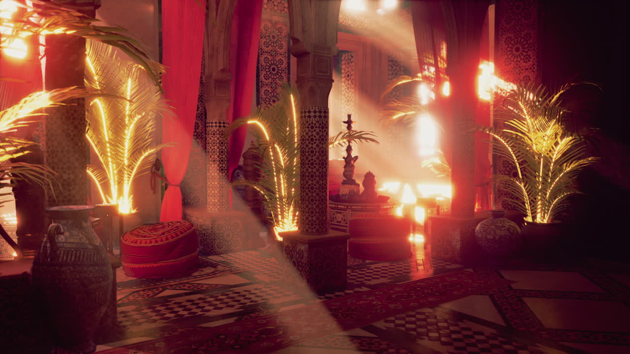 럭셔리한 모로코 인테리어, 빛이 흐르는