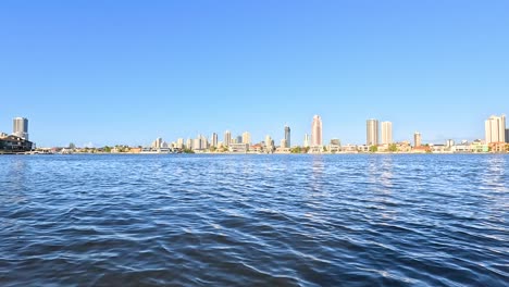 scenic river cruise with city skyline views