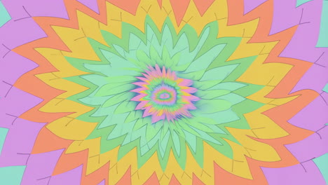 vibrant psychedelic fractal kaleidoscope patterns