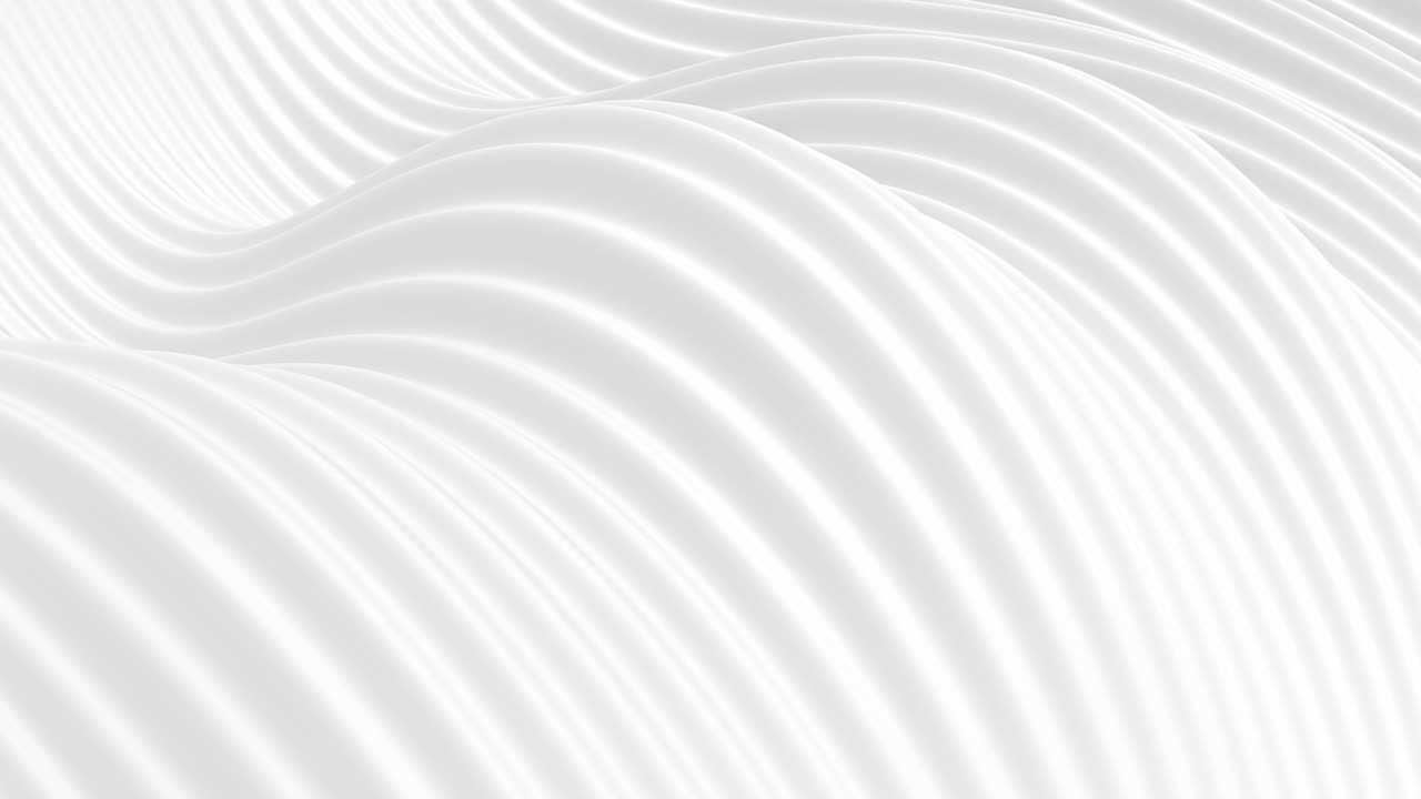 Abstract White Wave Pattern