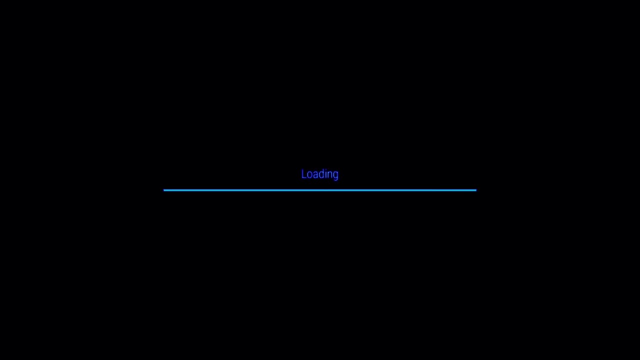 Animation colorful loading bar.