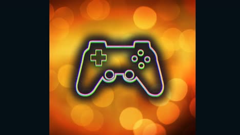 animación del icono del gamepad sobre los puntos