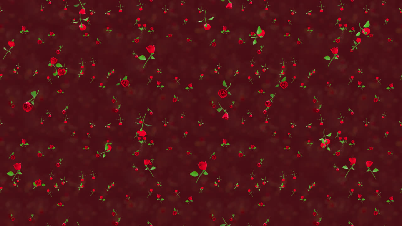 el fondo de la rosa es un anillo de azulejos que cae en el día de san valentín.