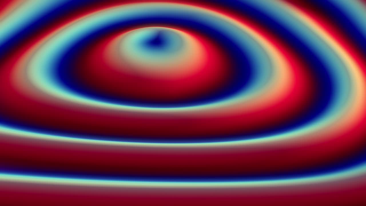 Concept Multicolor Liquid Pattern. Abstract pattern of circles with the effect of displacement. 4k seamless loop animation