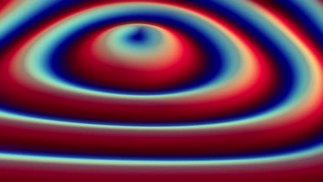 concepto de patrón líquido multicolor. patrón abstracto de círculos con el efecto de desplazamiento. animación de bucle sin costuras de 4k