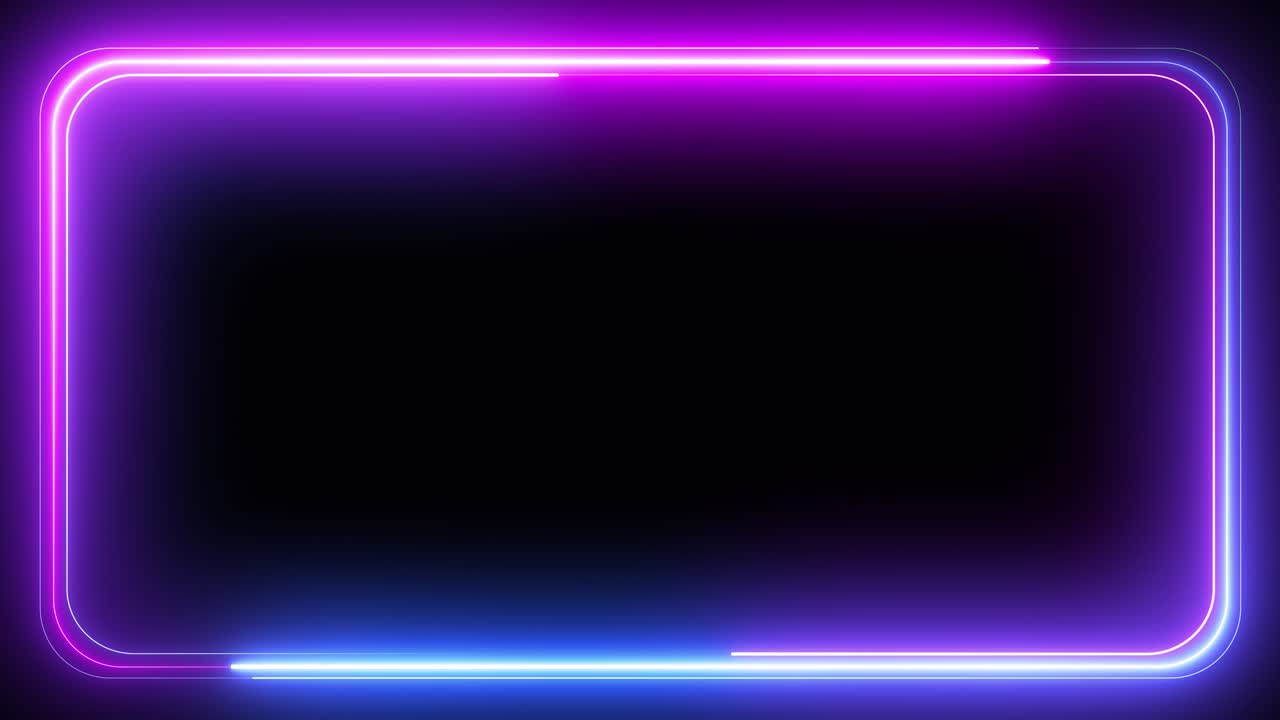 patrón sin costuras abstracto de líneas ultravioletas brillantes de neón, bucle, 4k.