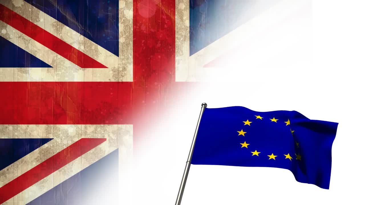 Vídeo da bandeira animada da UE