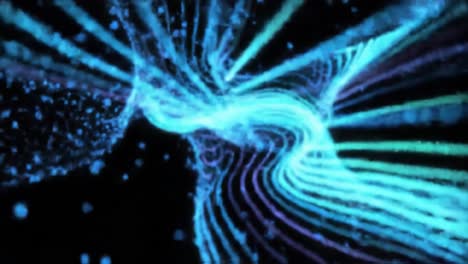 captivating flow of light: a stunning visual journey through hypnotic waves and patterns in a dynamic digital space