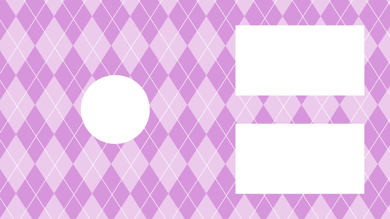 gráficos de movimiento de la pantalla de finalización de la tarjeta de finalización del patrón de argyle