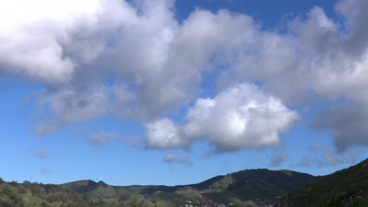 Scenic Mountain View with Clouds