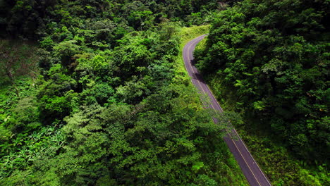 caminos de montaña en el distrito de santa fe en la provincia de veraguas, panamá, selva tropical