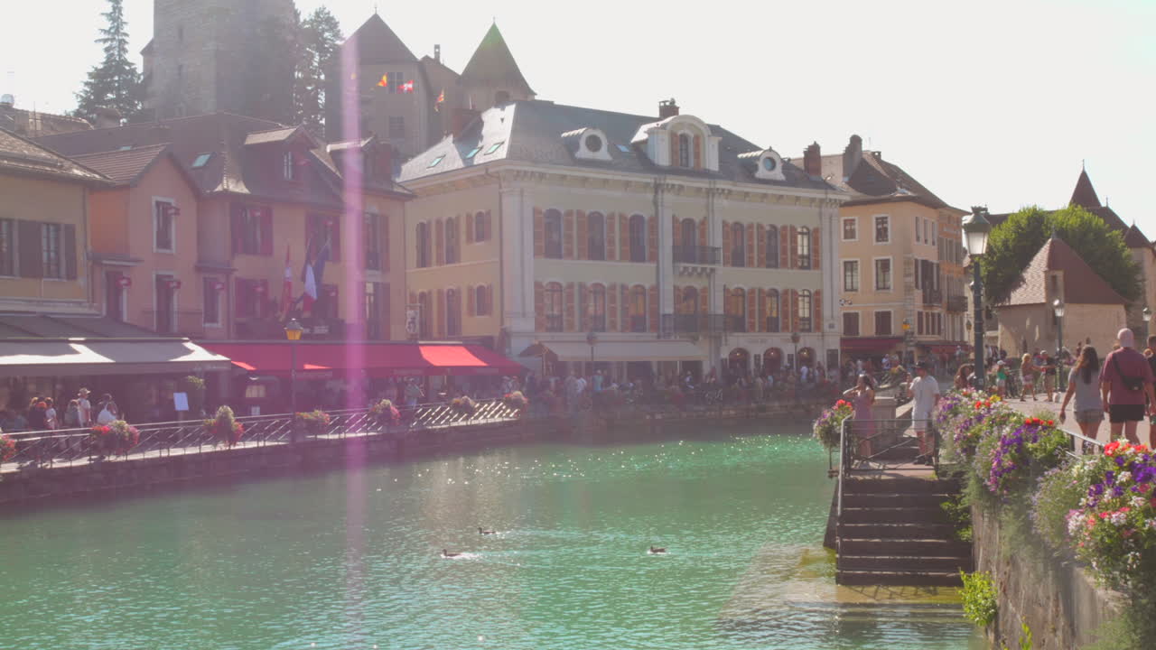 Beautiful Sunny Day in Annecy, France