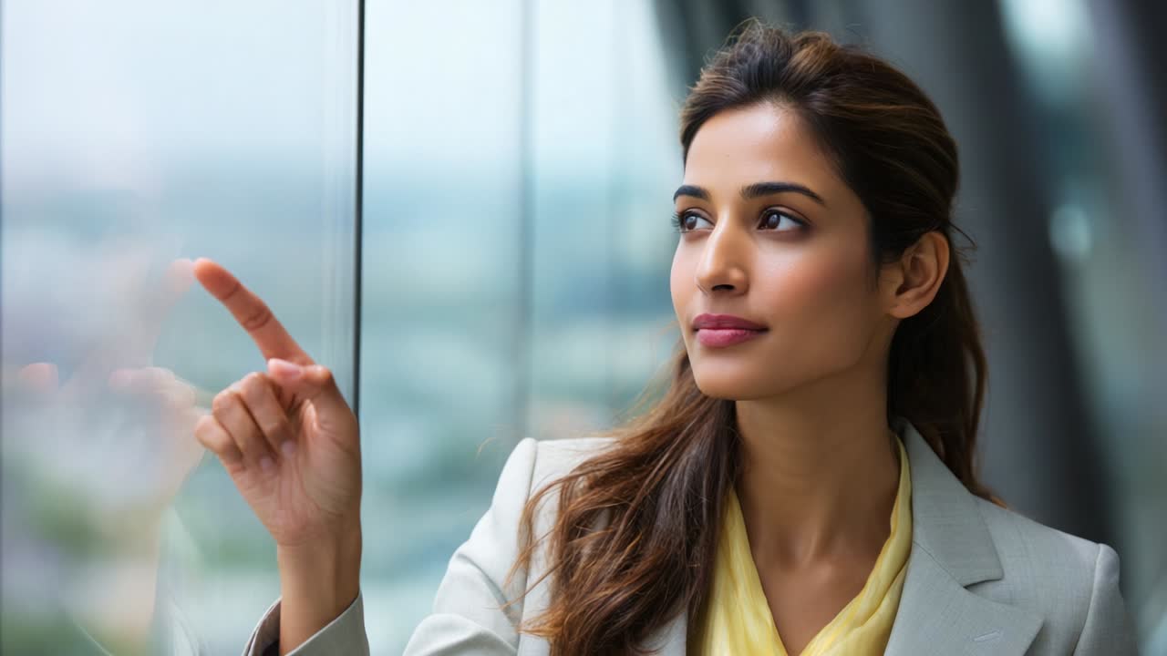 A Thoughtful Woman Engaging with Her Thoughts While Standing by a Window, Captured in Two Moments of Reflection and Expression, Highlighting the Depth of Her Contemplation and Curiosity