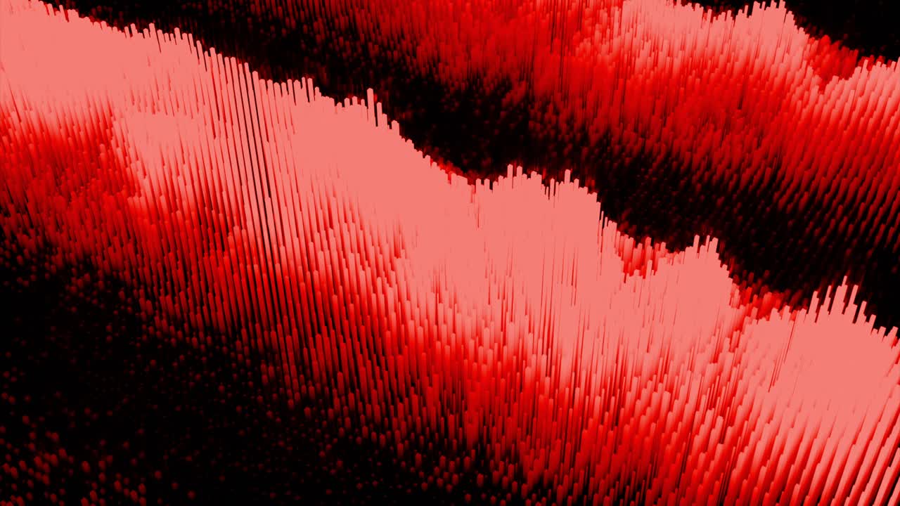 추상적인 빨간색과 검은색 3d 패턴