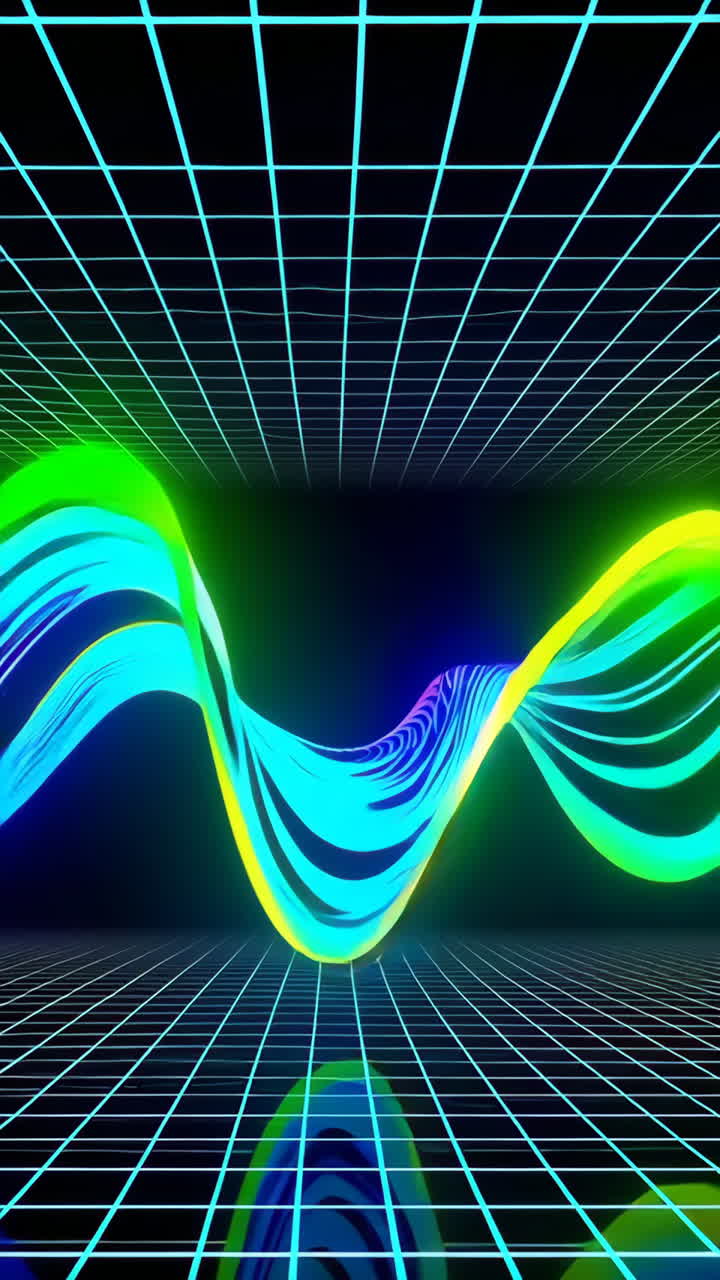 Cyberpunk Grid Background