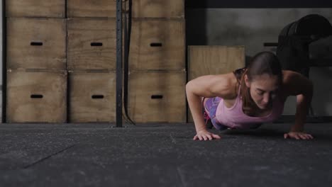 cross training at a gym