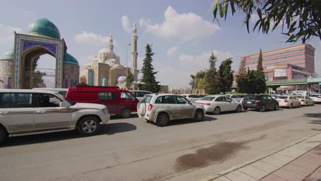 the beautiful jalil khayat mosque in erbil, iraq