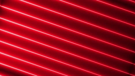 luces de neón brillantes futuristas de moda de color rojo sin costura línea de luz de neón tecnología de fondo de movimiento.