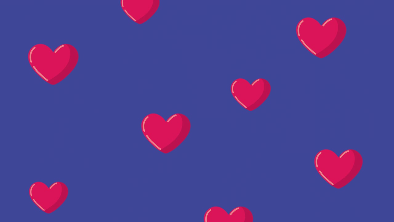 Red Hearts Pattern