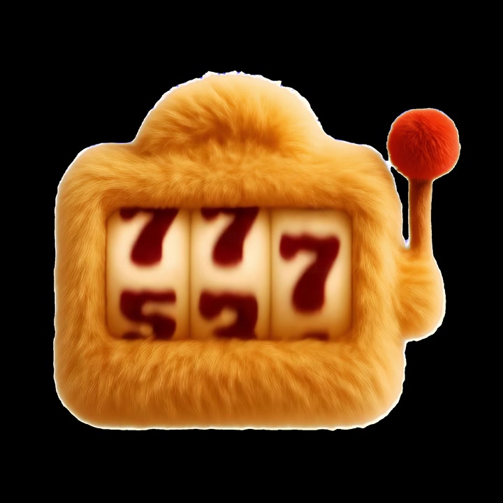 Furry Slot Machine Spinning Reels with Lucky Sevens