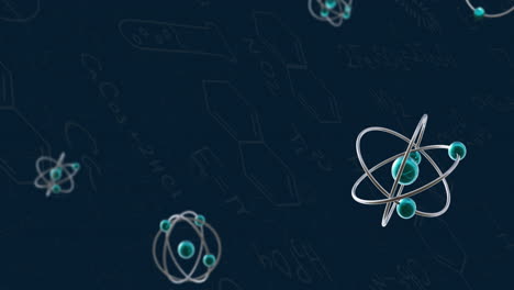 Animación-Del-Procesamiento-De-Datos-Sobre-Moléculas