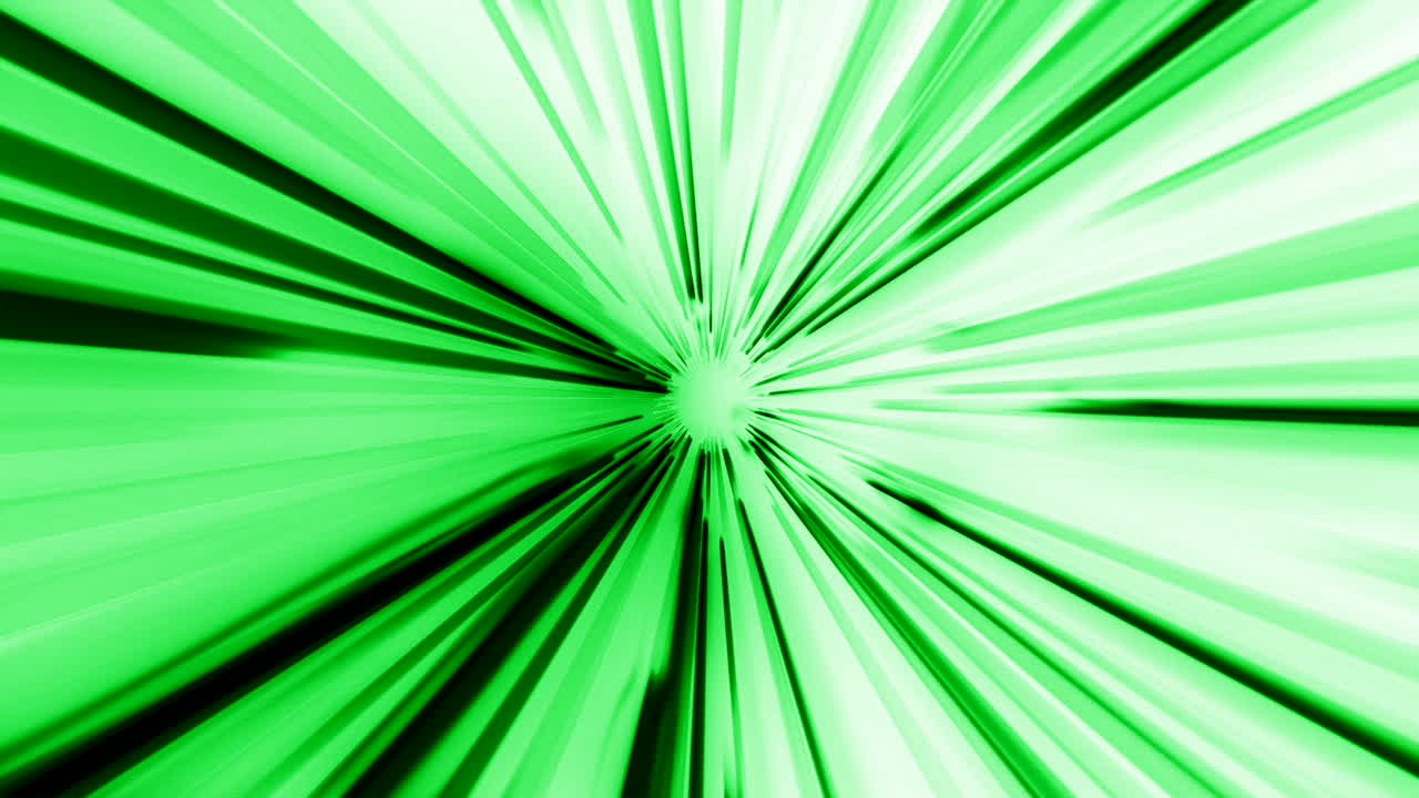 Abstract Green Radial Lines
