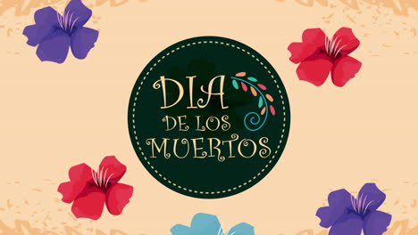 dia de los muertos floral design