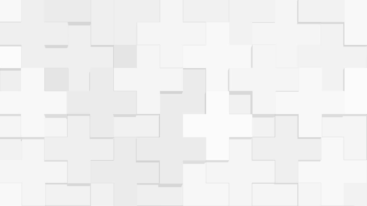 caja de forma geométrica negra y blanca movimiento de bucle sin costuras suavemente alrededor se puede usar como fondo para la educación de los niños.