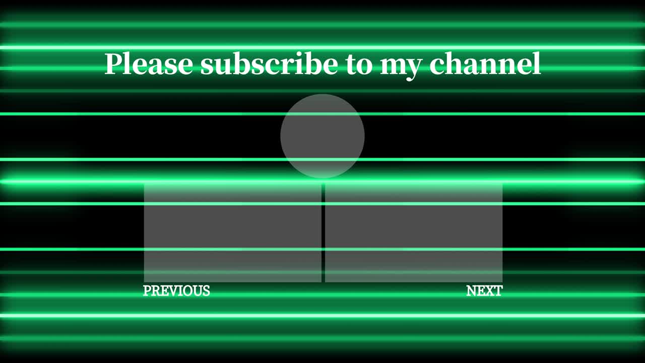 네온 표지판 패턴 엔드 카드 엔딩 스크린 모션 그래픽