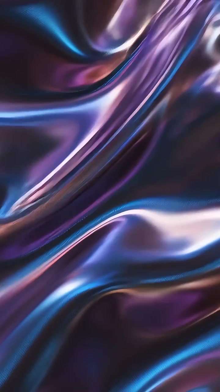 Abstrakt Metalliske Bølger Baggrund 4K