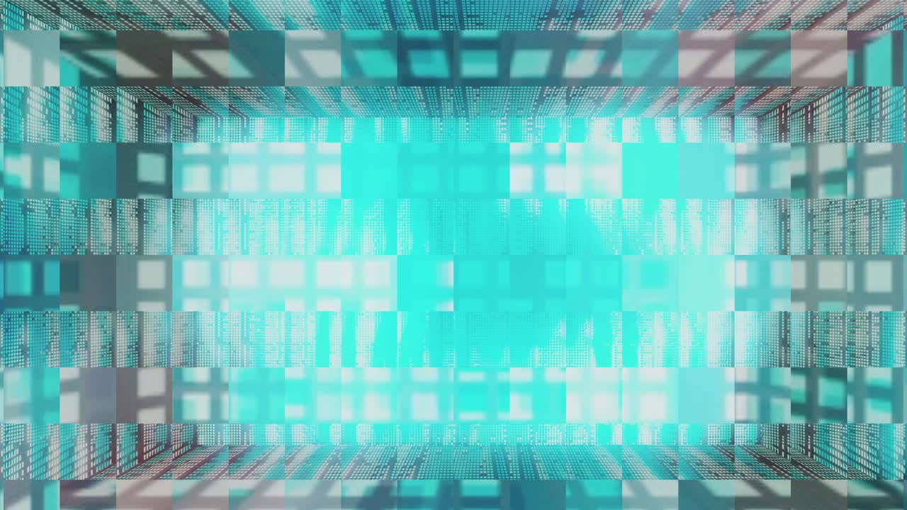 kaleidoscopio en movimiento. gráficos en movimiento de 4k