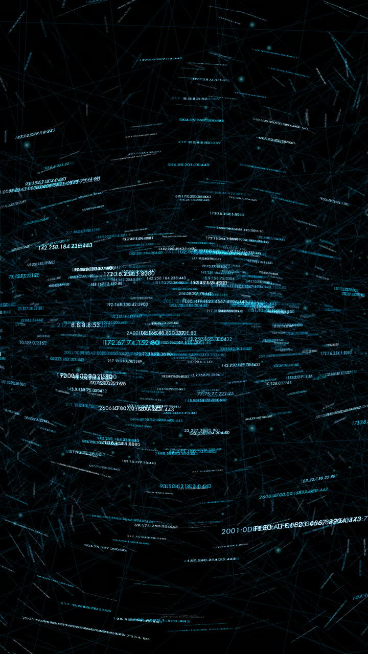 Technical display supervises servers and routing in real time. Ideal for IT operations, data centers, and enterprise security