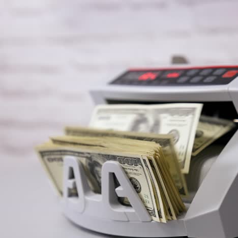 counting machine for usd dollar paper banknote. banknote counter