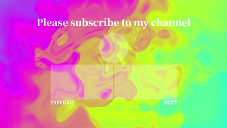 marble pattern gradation end card ending screen motion graphics
