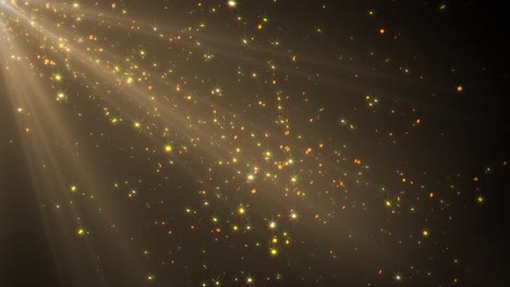 golden confetti background