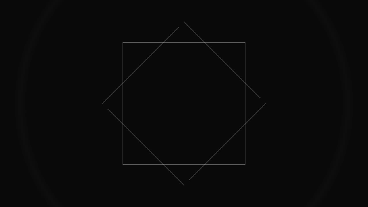 기하학적 모양을 가진 추상적인 간단한 모션 그래픽.