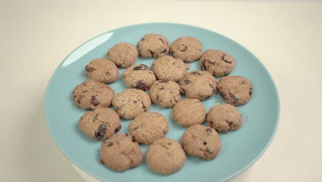 cookies with cranberry of wholemeal flour and poppy seeds