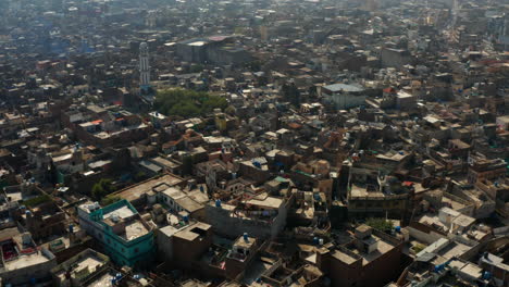 Vista-De-Pájaro-De-Una-Gran-Ciudad-Con-Una-Gran-Cantidad-De-Edificios-En-Rawalpindi-En-La-Provincia-De-Punjab-En-Pakistán