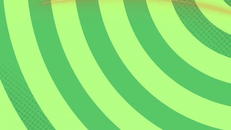 Animation-of-light-trail-over-green-circles-moving