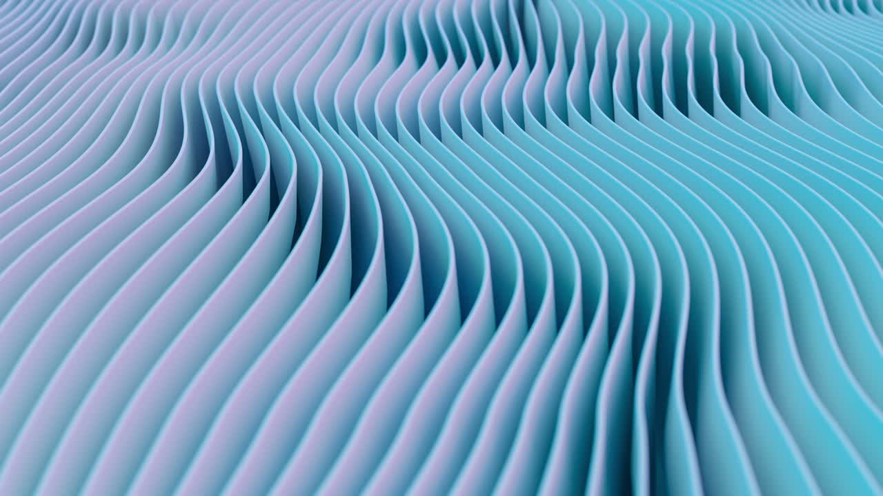 Animation of wave movements of geometric lines