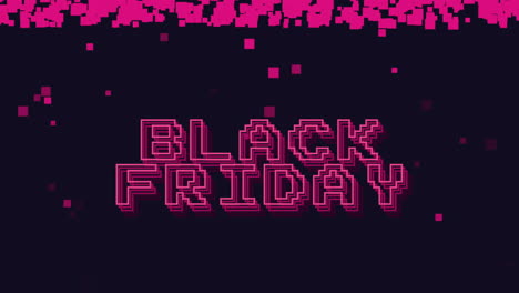 Retro-Black-Friday-text-on-game-pattern