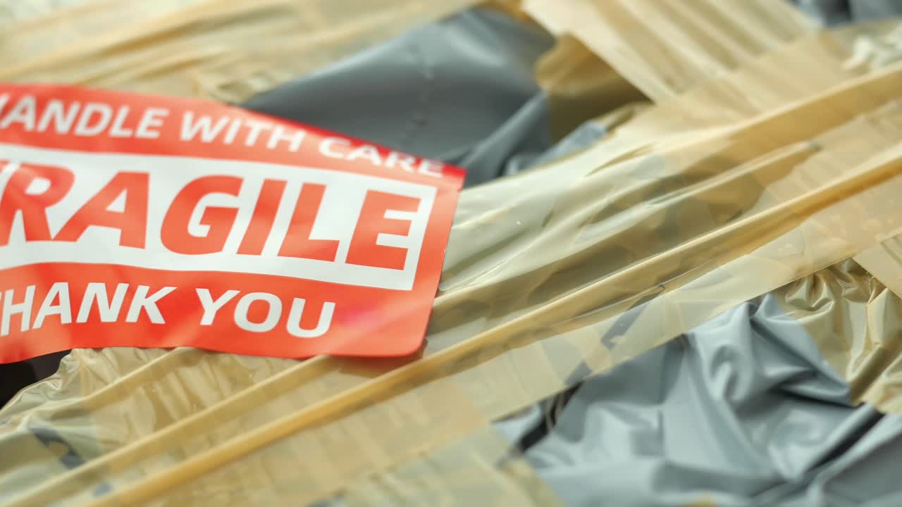 Fragile Packaging Sticker