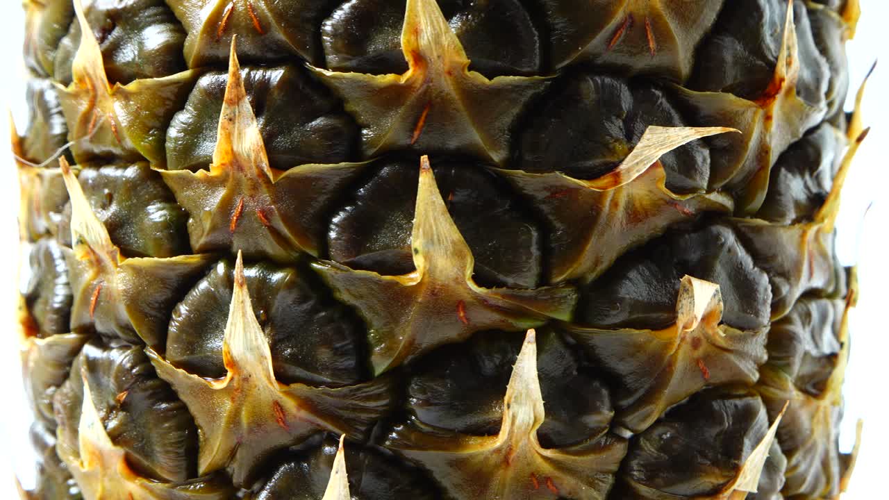 Ananas, riprese in movimento. Cibo sano