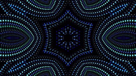 abstract kaleidoscope pattern with full colors. magic mandala. 4k